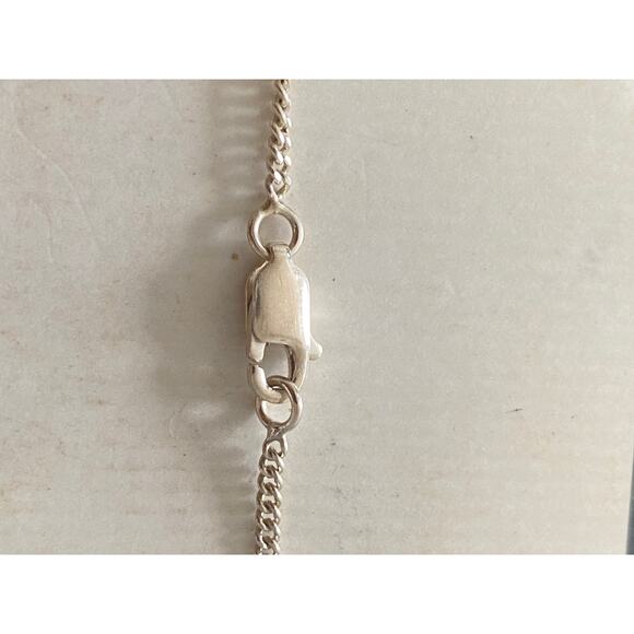 Authentic Gucci Sterling Silver Cross Pendant Necklace 18" - Picture 8 of 8